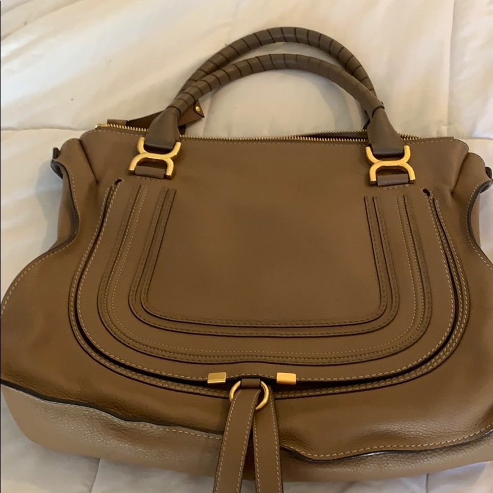 Almost new 100% authentic Chloe Marcie hand bag